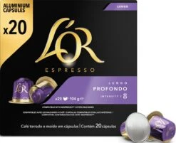 L'OR Lungo Profondo Koffiecups - Intensiteit 8/12 - 10 X 20 Capsules -Koffie Verkoop Winkel 1200x975 4