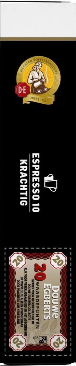 Douwe Egberts Espresso Krachtig Koffiecups - Intensiteit 10/12 - 10 X 20 Capsules 16 Douwe Egberts Espresso Krachtig Koffiecups - Intensiteit 10/12 - 10 X 20 Capsules -Koffie Verkoop Winkel 249x1200 5