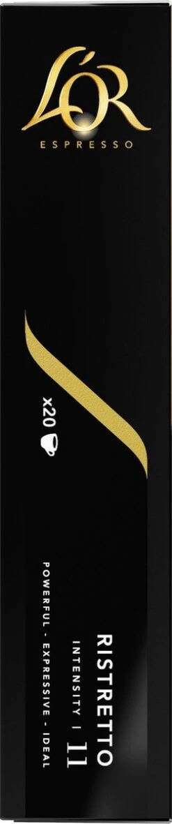 L'OR Espresso Ristretto Koffiecups - Intensiteit 11/12 - 10 X 20 Capsules -Koffie Verkoop Winkel 251x1200 4