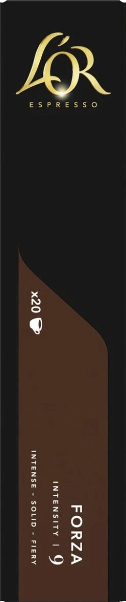 L'OR Espresso Forza Koffiecups - Intensiteit 9/12 - 10 X 20 Capsules -Koffie Verkoop Winkel 253x1200 2