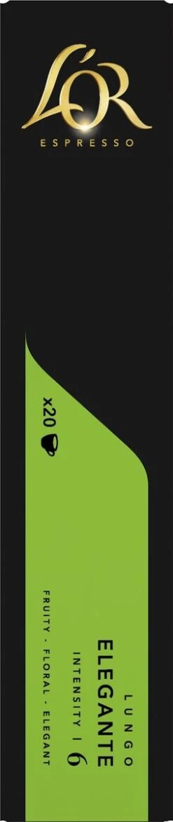 L'OR Lungo Elegante Koffiecups - Intensiteit 6/12 - 10 X 20 Capsules 19 L'OR Lungo Elegante Koffiecups - Intensiteit 6/12 - 10 X 20 Capsules -Koffie Verkoop Winkel 253x1200 6