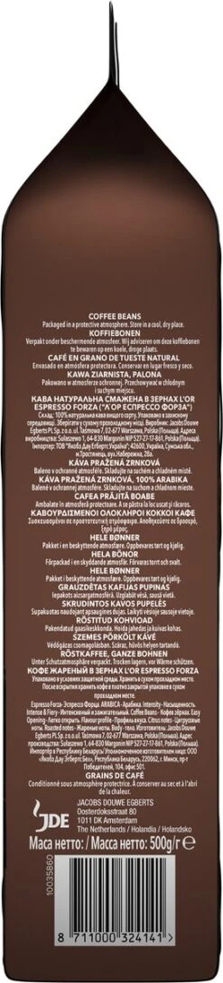 L'OR Espresso Forza Koffiebonen (9) - 4 X 500 Gram -Koffie Verkoop Winkel 273x1200 1