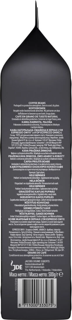 L'OR Espresso Onyx Koffiebonen (12) - 4 X 500 Gram -Koffie Verkoop Winkel 273x1200