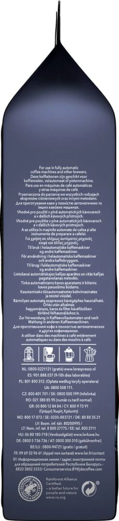 L'OR Espresso Fortissimo Koffiebonen (10) - 4 X 500 Gram -Koffie Verkoop Winkel 276x1200 1