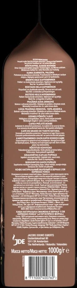 L'OR Forza Koffiebonen (9) - 4x 1000 Gram -Koffie Verkoop Winkel 320x1200