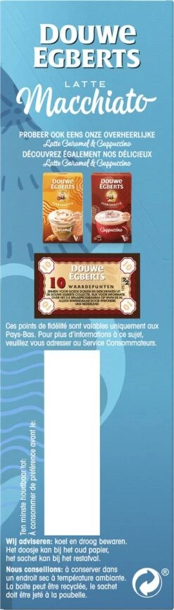 Douwe Egberts Verwenkoffie Latte Macchiato Oploskoffie - 5 X 8 Zakjes -Koffie Verkoop Winkel 343x1200 2