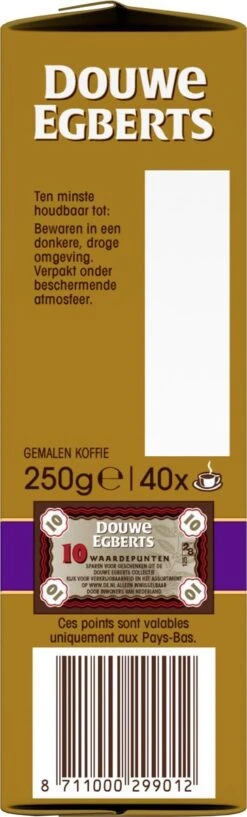 Douwe Egberts Excellent - Filterkoffie - 12 X 250 Gram -Koffie Verkoop Winkel 363x1200