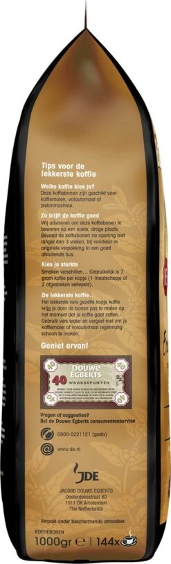 Douwe Egberts Excellent Gold Koffiebonen - 5/9 Intensiteit - 4 X 1kg -Koffie Verkoop Winkel 364x1200 7