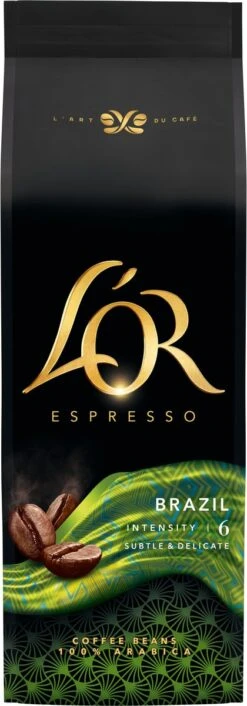 L'OR Espresso Origins Brazil Koffiebonen (6) - 4 X 500 Gram -Koffie Verkoop Winkel 420x1200