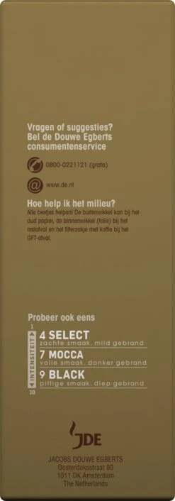 Douwe Egberts Excellent Filterkoffie - 6 X 500 Gram -Koffie Verkoop Winkel 420x1200 3