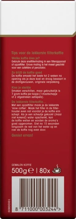 Douwe Egberts Aroma Rood Filterkoffie - 6 X 500 Gram 11 Douwe Egberts Aroma Rood Filterkoffie - 6 X 500 Gram -Koffie Verkoop Winkel 420x1200 4