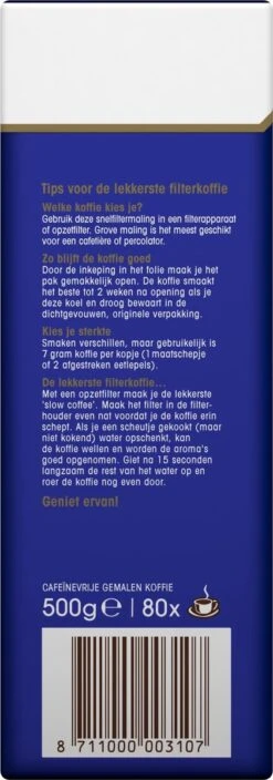 Douwe Egberts Decafé Filterkoffie - 6 X 500 Gram -Koffie Verkoop Winkel 421x1200 4