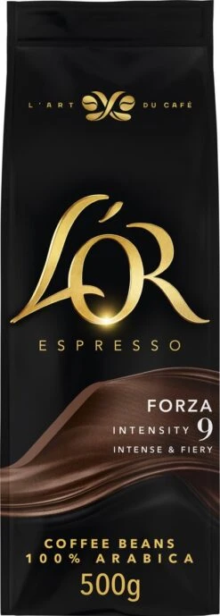 L'OR Espresso Forza Koffiebonen (9) - 4 X 500 Gram -Koffie Verkoop Winkel 430x1200 1