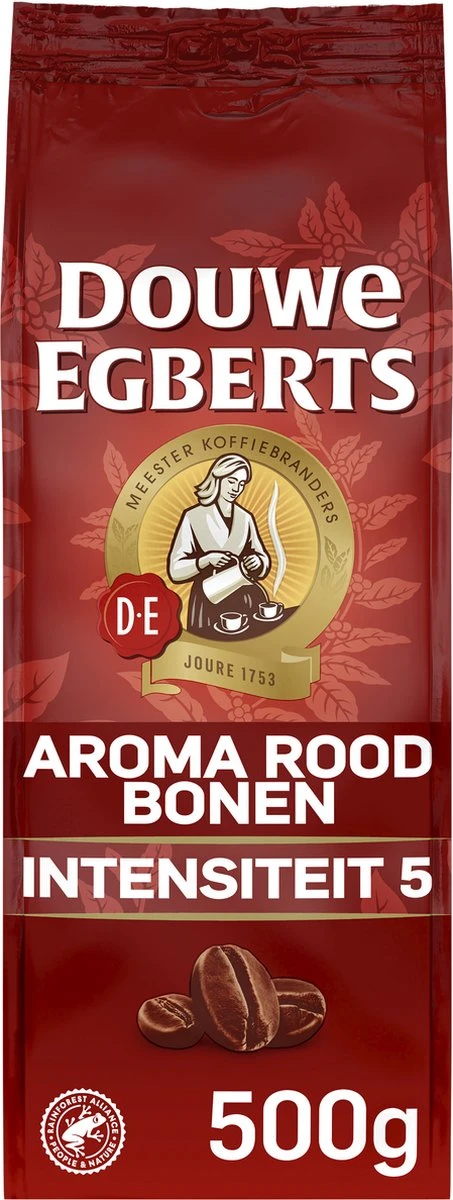 Douwe Egberts Aroma Rood Koffiebonen - 6 X 500 Gram 3 Douwe Egberts Aroma Rood Koffiebonen - 6 X 500 Gram - Afbeelding 3