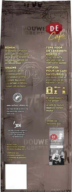 Douwe Egberts D.E Café Delicaat Rond Koffiebonen - Intensiteit 5/9 - 4 X 500 Gram -Koffie Verkoop Winkel 453x1200 8