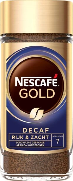 Nescafé Gold Decafé Oploskoffie - 6 Potten à 100 Gram 9 Nescafé Gold Decafé Oploskoffie - 6 Potten à 100 Gram -Koffie Verkoop Winkel 484x1200 1