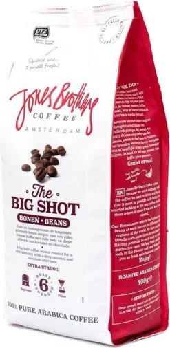 Jones Brothers Coffee The Big Shot Koffiebonen - 6 X 500 Gram 11 Jones Brothers Coffee The Big Shot Koffiebonen - 6 X 500 Gram -Koffie Verkoop Winkel 586x1200