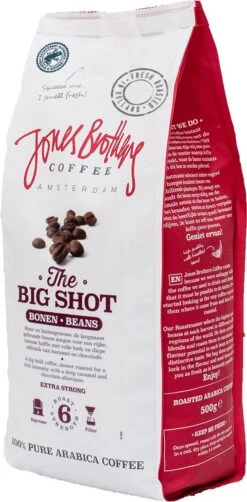 Jones Brothers Coffee The Big Shot Koffiebonen - 6 X 500 Gram 10 Jones Brothers Coffee The Big Shot Koffiebonen - 6 X 500 Gram -Koffie Verkoop Winkel 591x1200