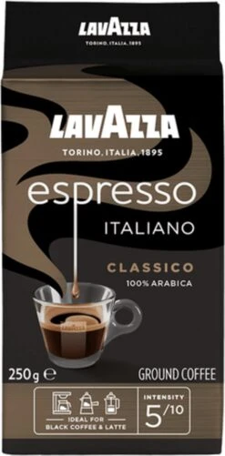 Lavazza Espresso Italiano Classico Gemalen / Filterkoffie - 8 X 250 Gram 11 Lavazza Espresso Italiano Classico Gemalen / Filterkoffie - 8 X 250 Gram -Koffie Verkoop Winkel 592x1200 1
