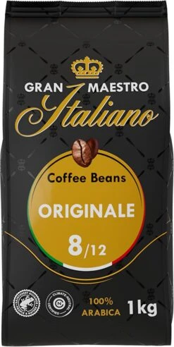 Gran Maestro Italiano - Orginale - Koffiebonen - Bonen Voor Espresso En Lungo - Arabica – 4 X 1kg 8 Gran Maestro Italiano - Orginale - Koffiebonen - Bonen Voor Espresso En Lungo - Arabica – 4 X 1kg -Koffie Verkoop Winkel 602x1200 3