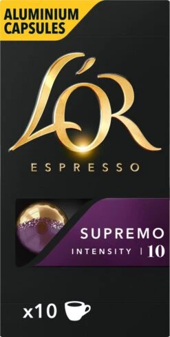 L'OR Espresso Supremo Koffiecups - Intensiteit 10/12 - 10 X 10 Capsules 19 L'OR Espresso Supremo Koffiecups - Intensiteit 10/12 - 10 X 10 Capsules -Koffie Verkoop Winkel 607x1200 2