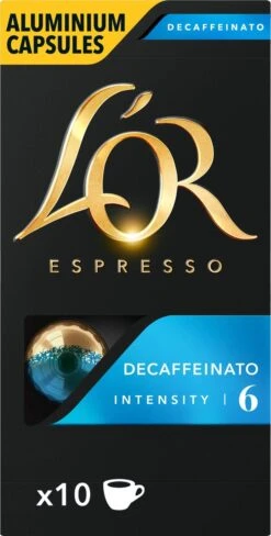 L'OR Espresso Decaffeinato Koffiecups - Intensiteit 6/12 - 10 X 10 Capsules -Koffie Verkoop Winkel 607x1200 9
