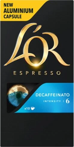 L'OR Espresso Decaffeinato Koffiecups - Intensiteit 6/12 - 10 X 10 Capsules -Koffie Verkoop Winkel 609x1200 1
