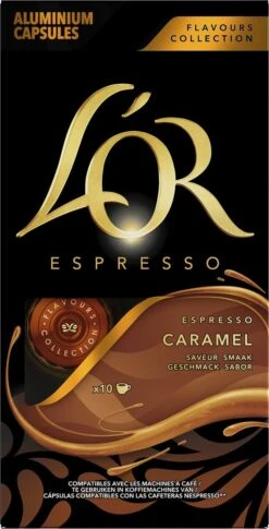 L'OR Espresso Caramel Koffiecups - 10 X 10 Capsules -Koffie Verkoop Winkel 611x1200 2