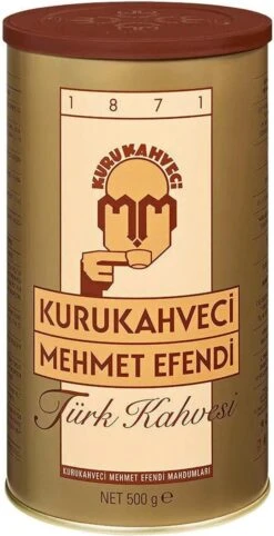 Turkse Koffie Kurukahveci Mehmet Efendi 500 Gr. - Gemalen Koffie - Turkish Coffee - Türk Kahvesi - Turk Kahvesi