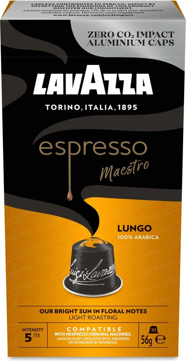 LAVAZZA Lungo 100 Stuks 3 LAVAZZA Lungo 100 Stuks - Afbeelding 3