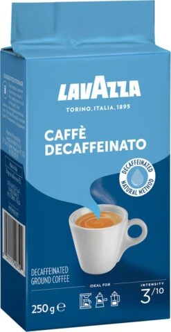 Lavazza Caffe Decaffeinato Filterkoffie - 250 Gram X8 -Koffie Verkoop Winkel 620x1200 1