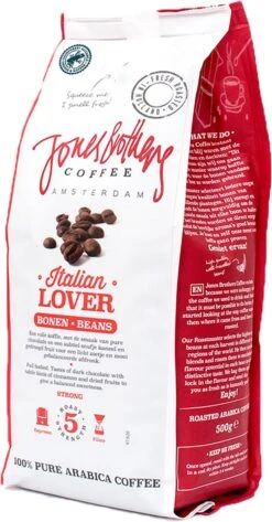 Jones Brothers Coffee Koffiebonen Italian Lover – 6 X 500 Gram 11 Jones Brothers Coffee Koffiebonen Italian Lover – 6 X 500 Gram -Koffie Verkoop Winkel 627x1200 2