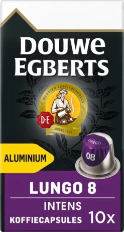 Douwe Egberts Lungo Intens Koffiecups - Intensiteit 8/12 - 10 X 10 Capsules 16 Douwe Egberts Lungo Intens Koffiecups - Intensiteit 8/12 - 10 X 10 Capsules -Koffie Verkoop Winkel 643x1200