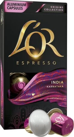L'OR Espresso Origins India (10) - 10 X 10 Koffiecups 9 L'OR Espresso Origins India (10) - 10 X 10 Koffiecups -Koffie Verkoop Winkel 647x1200