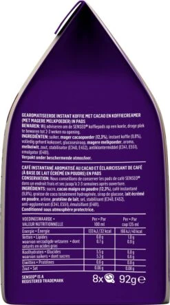 Senseo Cappuccino Choco Koffiepads - 2/9 Intensiteit - 4 X 8 Pads -Koffie Verkoop Winkel 668x1200