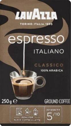 Lavazza Espresso Italiano Classico Gemalen / Filterkoffie - 8 X 250 Gram 10 Lavazza Espresso Italiano Classico Gemalen / Filterkoffie - 8 X 250 Gram -Koffie Verkoop Winkel 676x1200 2