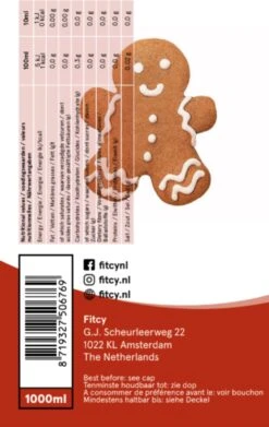 Fitcy | Koffiesiroop | Gingerbread | Barista Syrup | Zero | Vegan | Vetvrij | Suikervrij | Keto-vriendelijk | Koffie | Siroop | MET DOSEERPOMP | 1L 6 Fitcy | Koffiesiroop | Gingerbread | Barista Syrup | Zero | Vegan | Vetvrij | Suikervrij | Keto-vriendelijk | Koffie | Siroop | MET DOSEERPOMP | 1L -Koffie Verkoop Winkel 759x1200