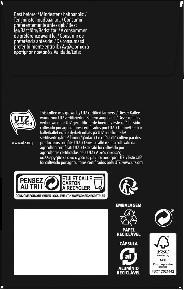 L'OR Espresso Ristretto Koffiecups - Intensiteit 11/12 - 4 X 40 Capsules 7 L'OR Espresso Ristretto Koffiecups - Intensiteit 11/12 - 4 X 40 Capsules - Afbeelding 7