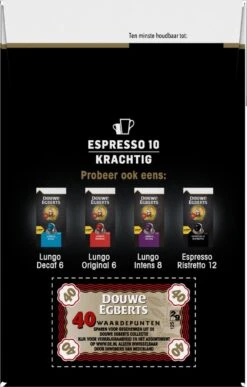Douwe Egberts Espresso Krachtig (10) - 5 X 40 Koffiecups -Koffie Verkoop Winkel 766x1200