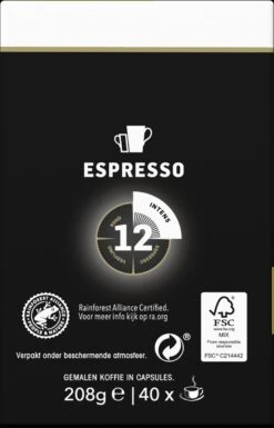 Douwe Egberts Espresso Ristretto Koffiecups (12) - 5 X 40 Koffiecups -Koffie Verkoop Winkel 770x1200 1