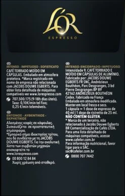 L'OR Espresso Forza Koffiecups - Intensiteit 9/12 - 4 X 40 Capsules -Koffie Verkoop Winkel 770x1200 2