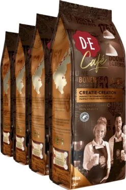Douwe Egberts D.E Café Creatie Koffiebonen - 7/9 Intensiteit - 4 X 500 Gram -Koffie Verkoop Winkel 796x1200