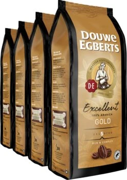 Douwe Egberts Excellent Gold Koffiebonen - 5/9 Intensiteit - 4 X 1kg -Koffie Verkoop Winkel 844x1200