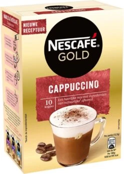 Nescafé Gold Cappuccino Oploskoffie - Ongezoet - 6 Doosjes à 10 Zakjes 9 Nescafé Gold Cappuccino Oploskoffie - Ongezoet - 6 Doosjes à 10 Zakjes -Koffie Verkoop Winkel 857x1200 3