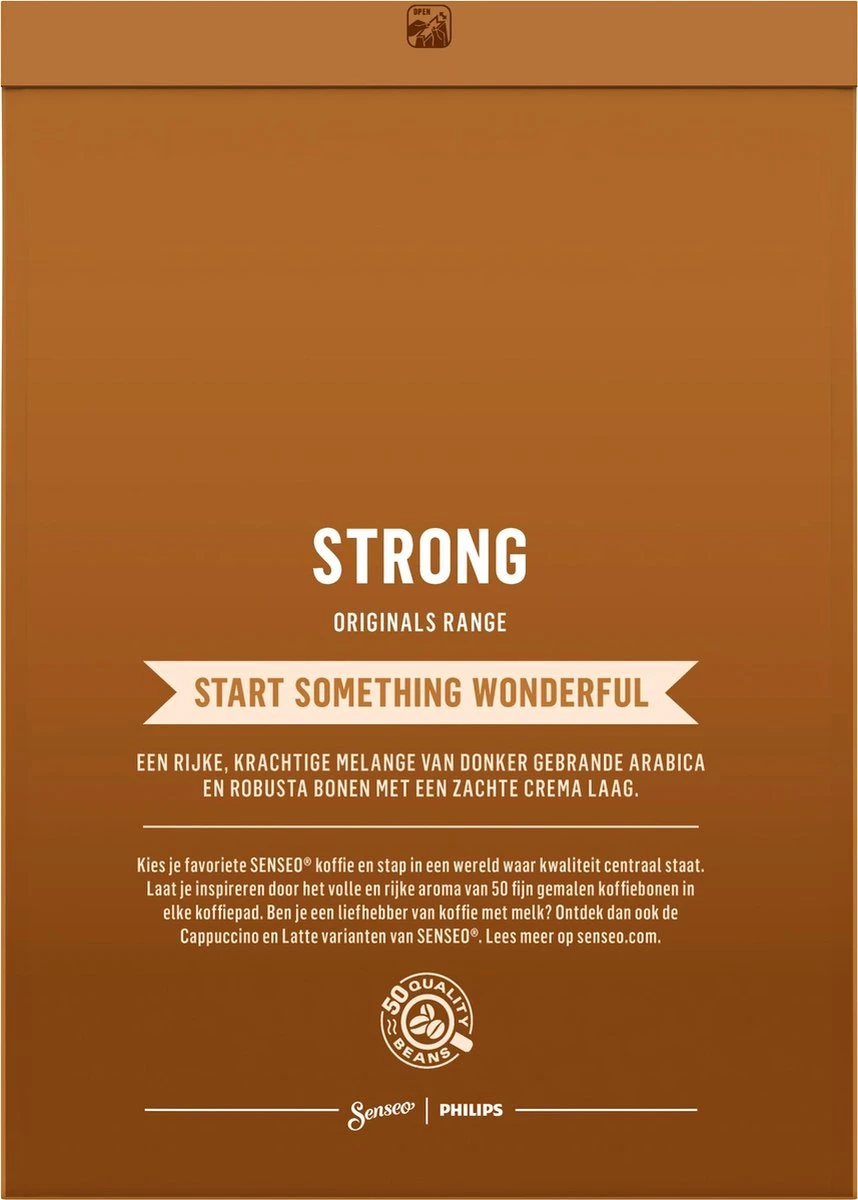 Senseo Strong Koffiepads - 7/9 Intensiteit - 10 X 36 Pads 2 Senseo Strong Koffiepads - 7/9 Intensiteit - 10 X 36 Pads - Afbeelding 2