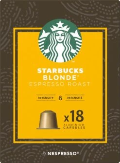 Starbucks By Nespresso Capsules Blonde Espresso Roast - 7 Doosjes à 18 Koffiecups -Koffie Verkoop Winkel 884x1200 1