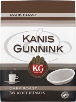 Kanis & Gunnink Dark Roast Koffiepads - 10 X 36 Pads -Koffie Verkoop Winkel 894x1200 1