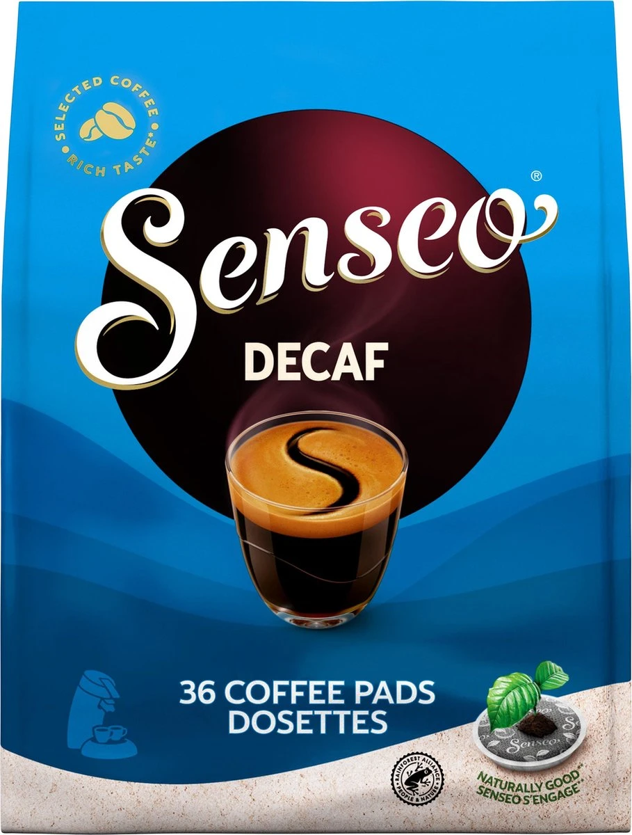 Senseo Decaf Koffiepads - 5/9 Intensiteit - 10 X 36 Pads 9 Senseo Decaf Koffiepads - 5/9 Intensiteit - 10 X 36 Pads - Afbeelding 9