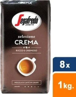 Segafredo Selezione Crema Koffiebonen - 8 X 1 Kg -Koffie Verkoop Winkel 943x1200