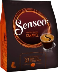 Senseo Caramel Koffiepads - 2/9 Intensiteit - 10 X 32 Pads -Koffie Verkoop Winkel 973x1200 1